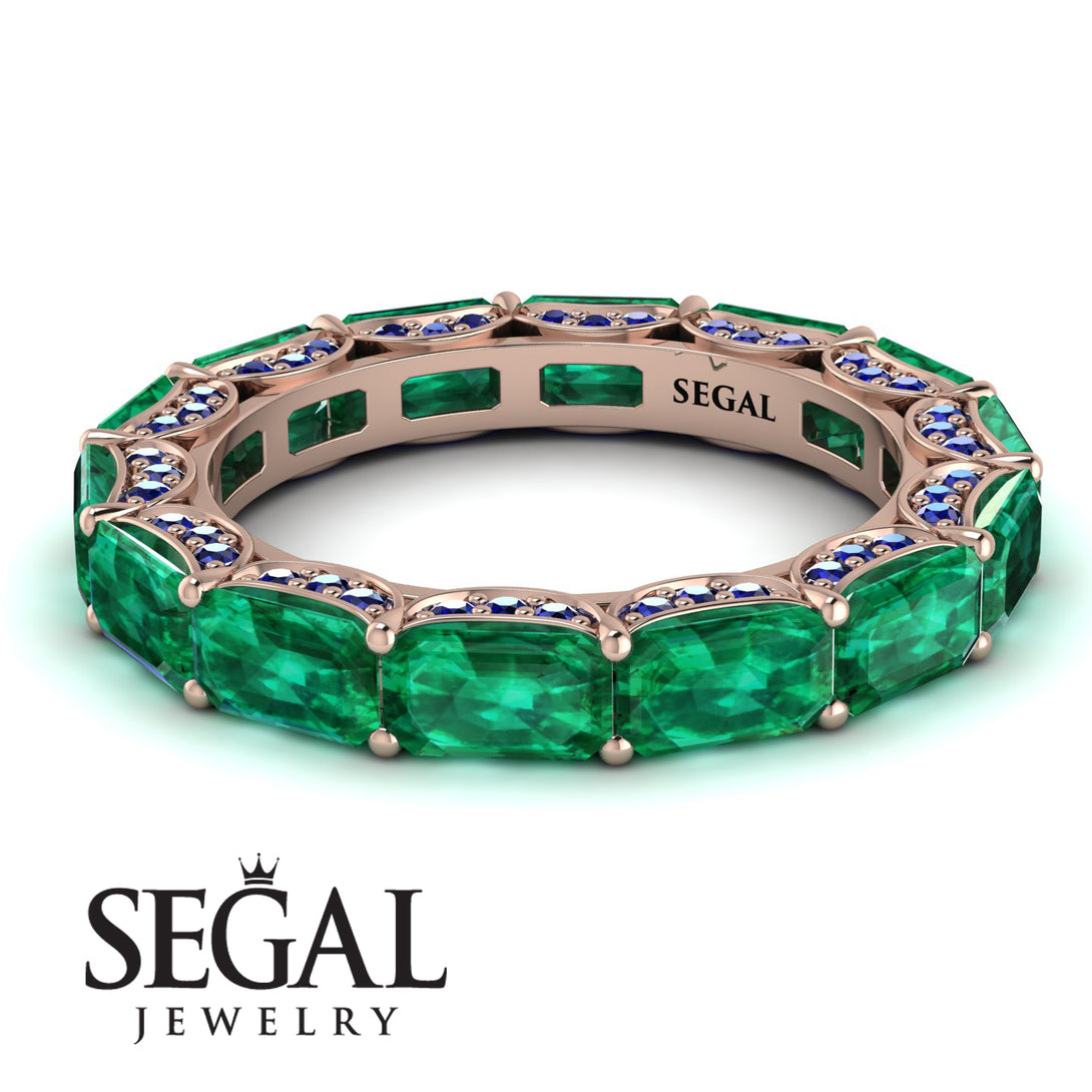 Eternity Emerald Hidden Emeralds Band - Ember No. 65