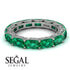 Eternity Emerald Hidden Emeralds Band - Ember No. 6
