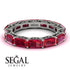 Eternity Emerald Hidden Rubys Band - Ember No. 42 image 2