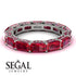 Eternity Emerald Hidden Rubys Band - Ember No. 57 image 2