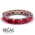 Eternity Emerald Hidden Rubys Band - Ember No. 71 image 2