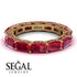 Eternity Emerald Hidden Rubys Band - Ember No. 55 image 2