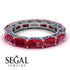 Eternity Emerald Hidden Rubys Band - Ember No. 72 image 2