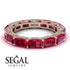Eternity Emerald Hidden Rubys Band - Ember No. 11 image 2