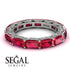 Eternity Emerald Hidden Rubys Band - Ember No. 12 image 3