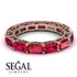 Eternity Emerald Hidden Rubys Band - Ember No. 41 image 3