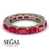 Eternity Emerald Hidden Rubys Band - Ember No. 26