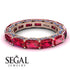 Eternity Emerald Hidden Rubys Band - Ember No. 71 image 3