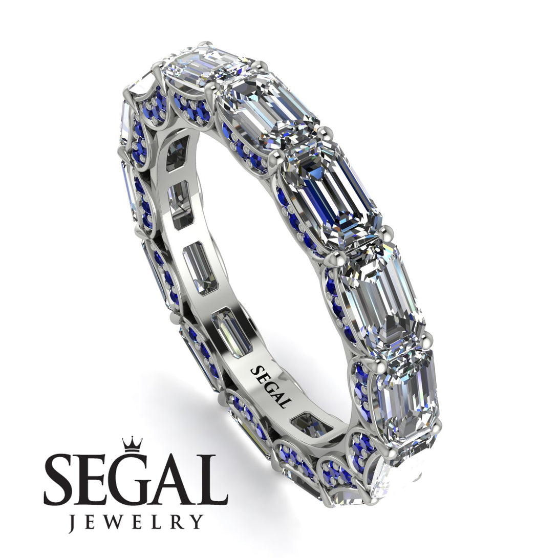 Eternity Emerald Hidden Diamonds Band - Ember No. 63