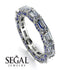 Eternity Emerald Hidden Diamonds Band - Ember No. 63 image 10