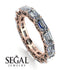 Eternity Emerald Hidden Diamonds Band - Ember No. 32