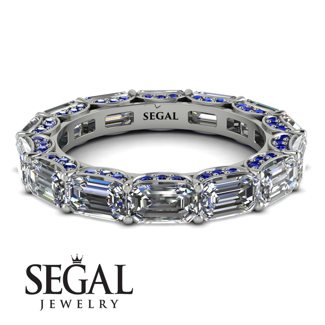 Eternity Emerald Hidden Diamonds Band - Ember No. 63