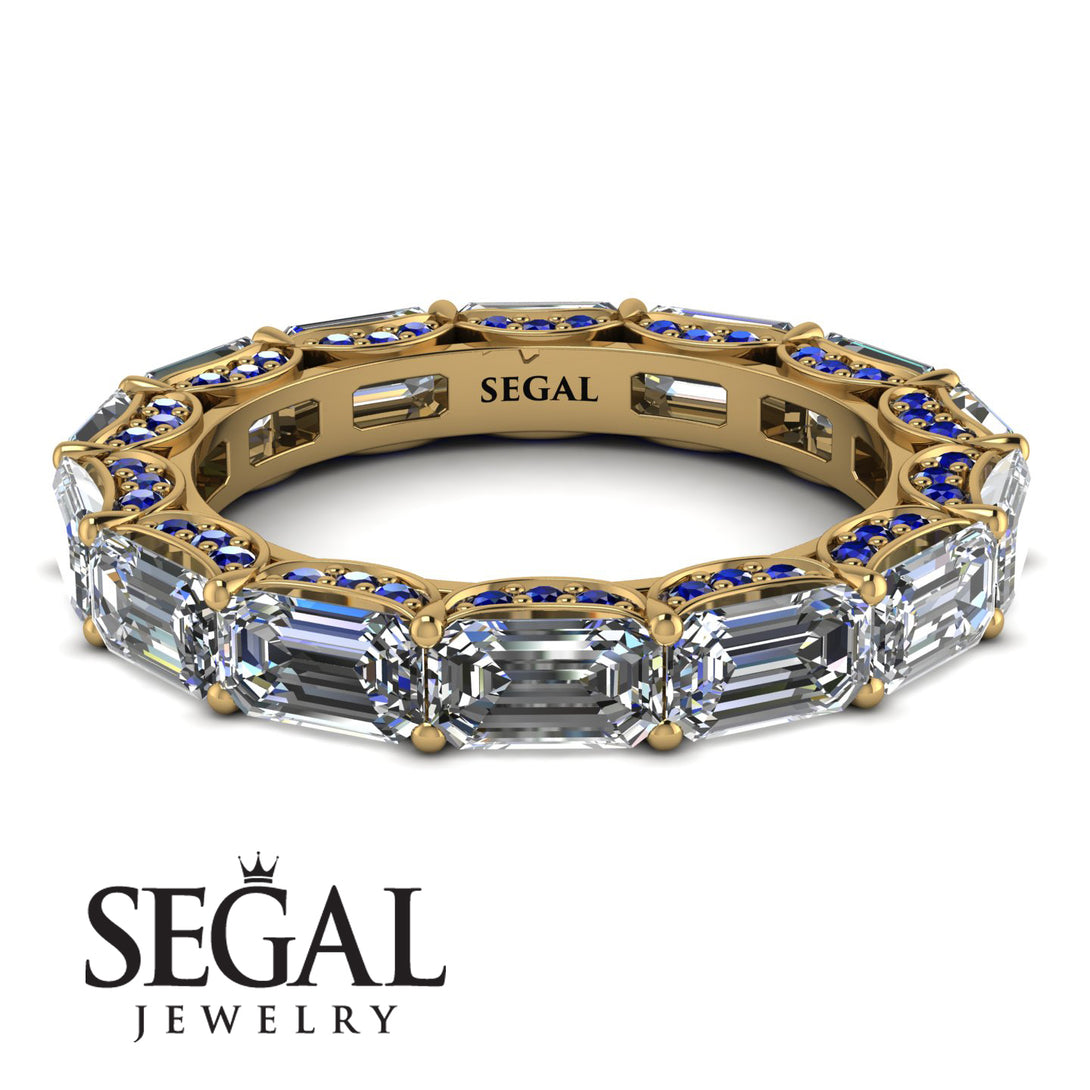 Eternity Emerald Hidden Diamonds Band - Ember No. 61