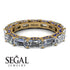 Eternity Emerald Hidden Diamonds Band - Ember No. 61 image 2