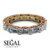 Eternity Emerald Hidden Diamonds Band - Ember No. 46 image 2