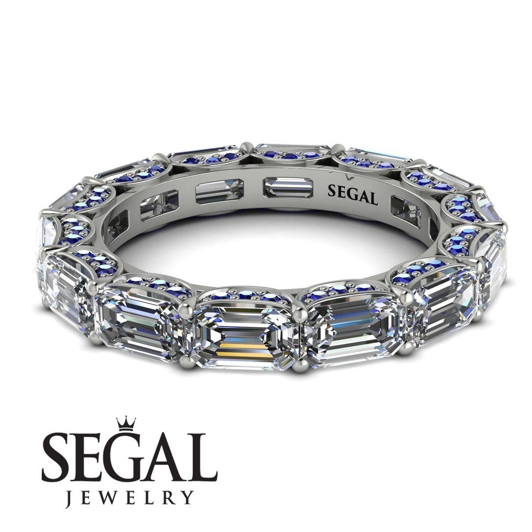 Eternity Emerald Hidden Diamonds Band - Ember No. 63