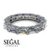 Eternity Emerald Hidden Diamonds Band - Ember No. 63