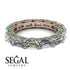Eternity Emerald Hidden Diamonds Band - Ember No. 17 image 3