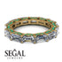 Eternity Emerald Hidden Diamonds Band - Ember No. 16 image 3