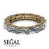 Eternity Emerald Hidden Diamonds Band - Ember No. 61