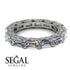 Eternity Emerald Hidden Diamonds Band - Ember No. 3 image 3