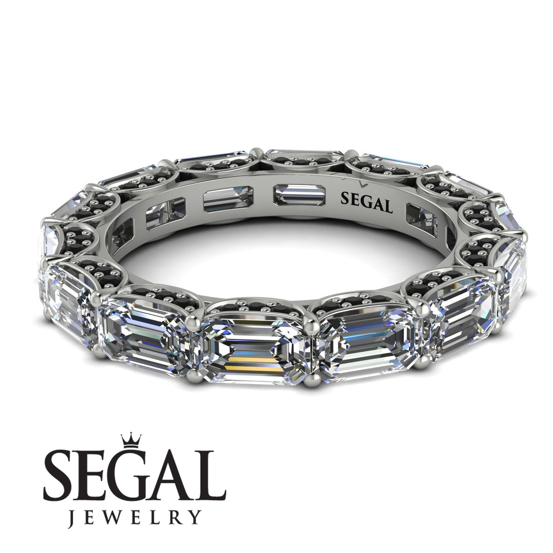 Eternity Emerald Hidden Diamonds Band - Ember No. 33