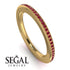 Eternity Ruby Micro Pave Channel Band - Raelynn No. 10 image 2