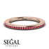 Eternity Ruby Micro Pave Channel Band - Raelynn No. 11 image 6