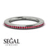 Eternity Ruby Micro Pave Channel Band - Raelynn No. 12