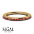 Eternity Ruby Micro Pave Channel Band - Raelynn No. 10 image 6