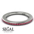 Eternity Ruby Micro Pave Channel Band - Raelynn No. 12 image 3