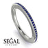 Eternity Sapphire Micro Pave Channel Band - Raelynn No. 15