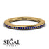Eternity Sapphire Micro Pave Channel Band - Raelynn No. 13