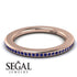 Eternity Sapphire Micro Pave Channel Band - Raelynn No. 14 image 6