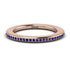 Eternity Sapphire Micro Pave Channel Band - Raelynn No. 14 image 1