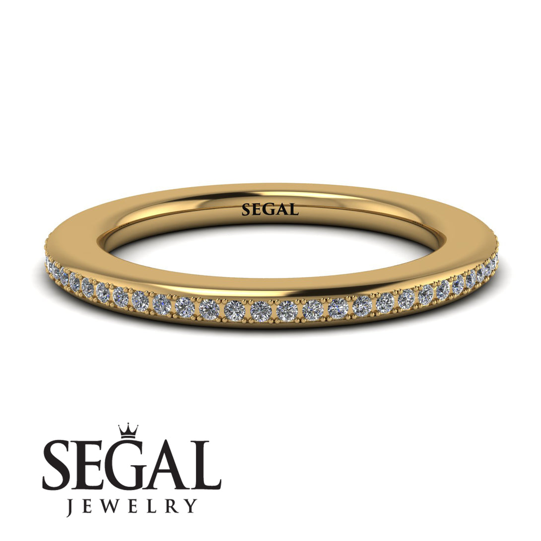 Eternity Diamond Micro Pave Channel Band - Raelynn No. 1