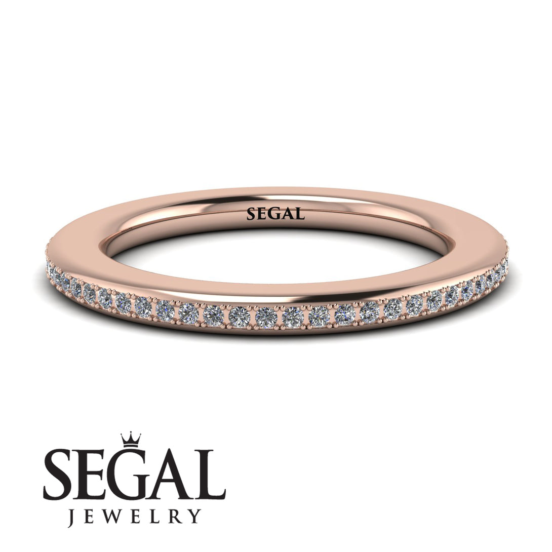 Eternity Diamond Micro Pave Channel Band - Raelynn No. 2