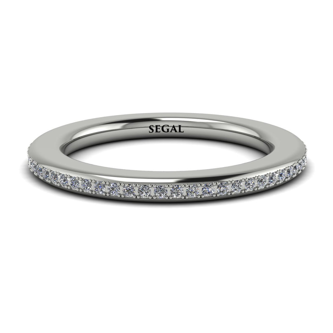 Eternity Diamond Micro Pave Channel Band - Raelynn No. 3