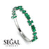 Eternity Mix Emerald Ring - Jocelyn No. 6