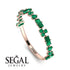 Eternity Mix Emerald Ring - Jocelyn No. 5
