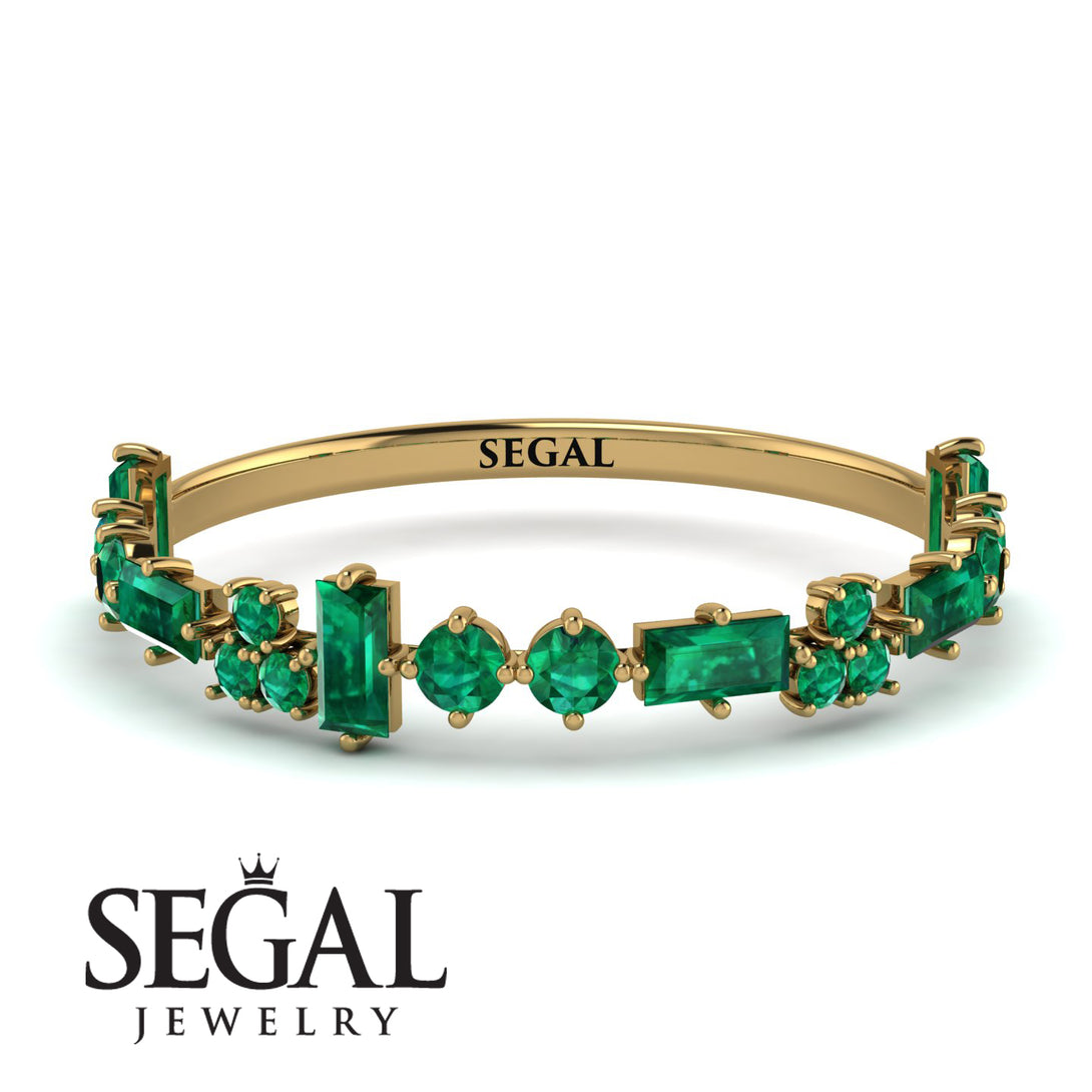 Eternity Mix Emerald Ring - Jocelyn No. 4