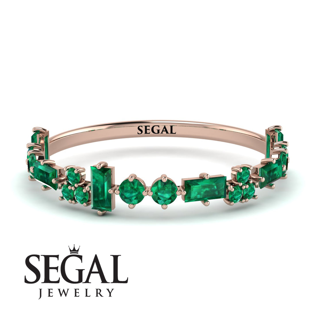 Eternity Mix Emerald Ring - Jocelyn No. 5