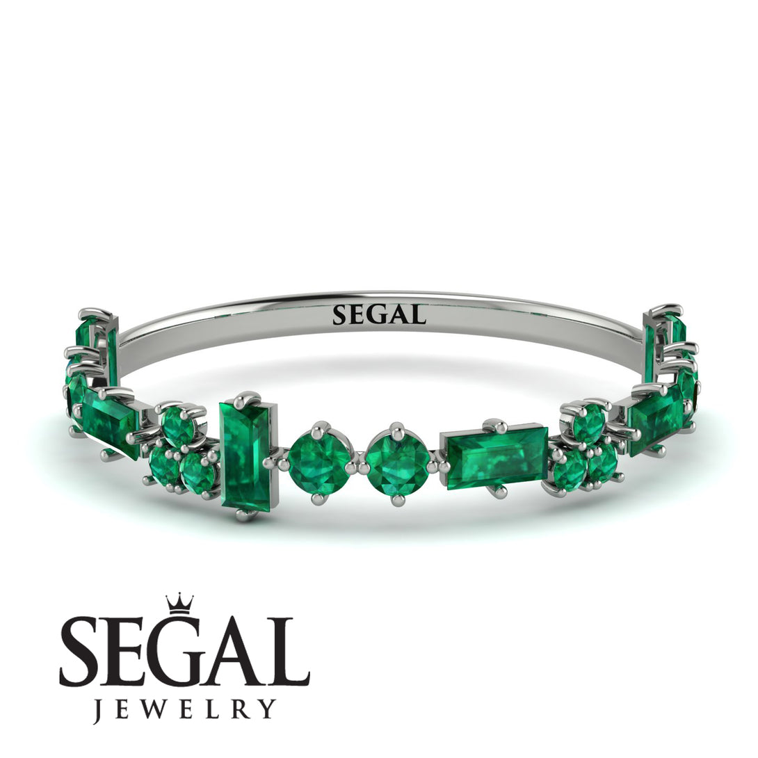 Eternity Mix Emerald Ring - Jocelyn No. 6