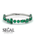 Eternity Mix Emerald Ring - Jocelyn No. 6