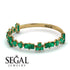 Eternity Mix Emerald Ring - Jocelyn No. 4