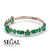 Eternity Mix Emerald Ring - Jocelyn No. 5