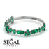 Eternity Mix Emerald Ring - Jocelyn No. 6