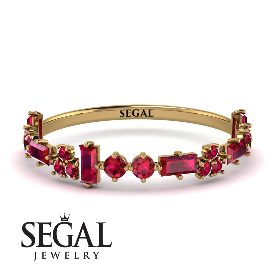 Eternity Mix Ruby Ring - Jocelyn No. 10