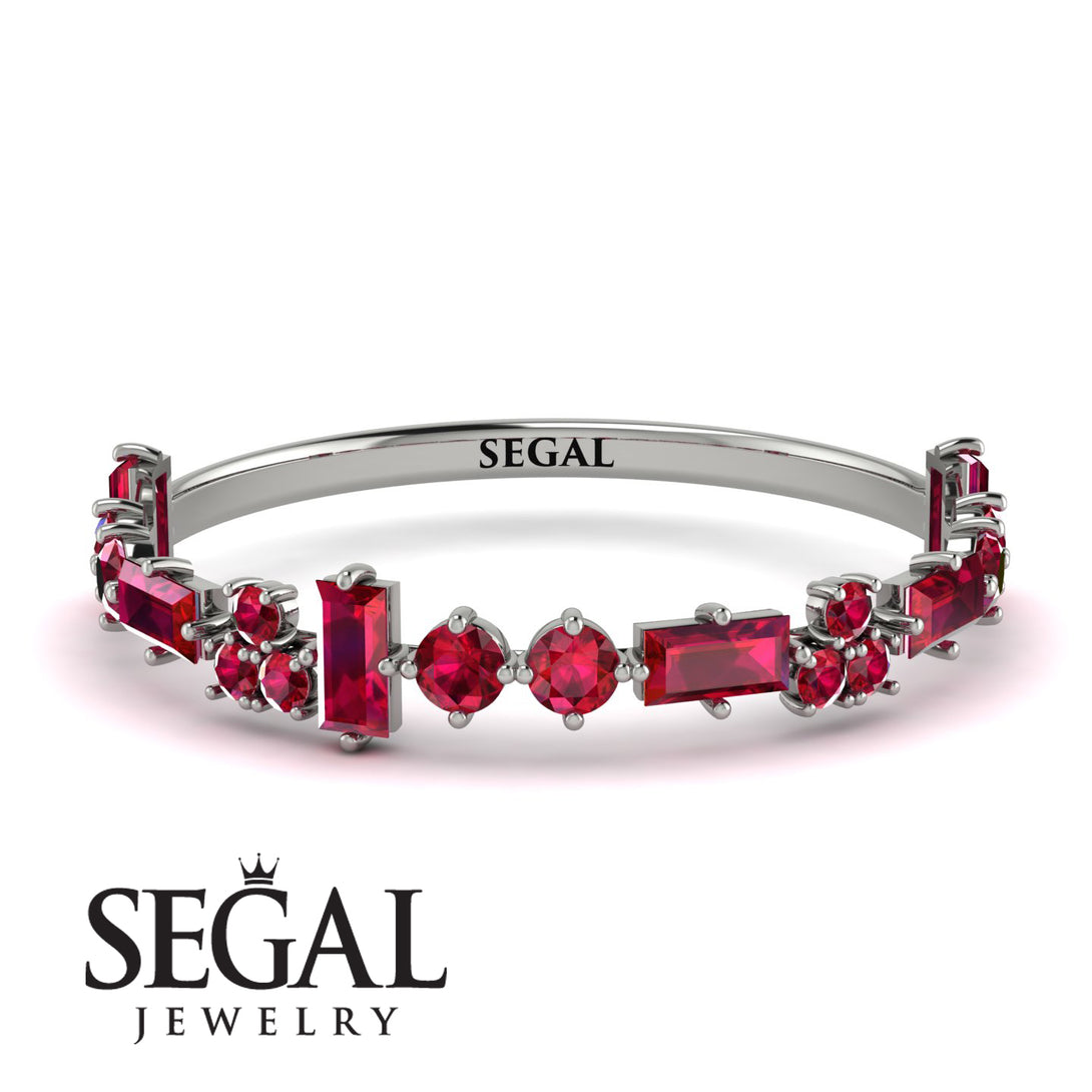 Eternity Mix Ruby Ring - Jocelyn No. 12