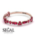 Eternity Mix Ruby Ring - Jocelyn No. 11